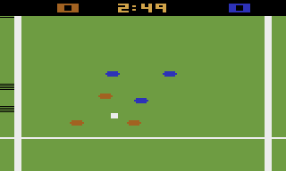 Screenshot Thumbnail / Media File 1 for Championship Soccer - Soccer (1980) (Atari, Steve Wright - Sears) (CX2616 - 49-75155)