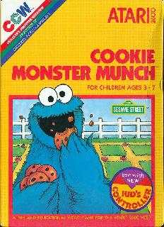 Screenshot Thumbnail / Media File 1 for Cookie Monster Munch (Cokie Monster's Maze, Cookie Monster's Garden) (Kid's Controller) (Children's Computer Workshop) (1983) (Atari, Gary Stark) (CX26102)