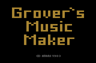 Screenshot Thumbnail / Media File 1 for Grover's Music Maker (Monkey Music) (Kid's Controller) (Children's Computer Workshop) (01-18-1983) (Atari, Stephen Keith, Preston Stuart) (CX26106) (Prototype)