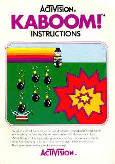 Screenshot Thumbnail / Media File 1 for Kaboom! (Paddle) (1981) (Activision, Larry Kaplan, David Crane) (AG-010, AG-010-04)