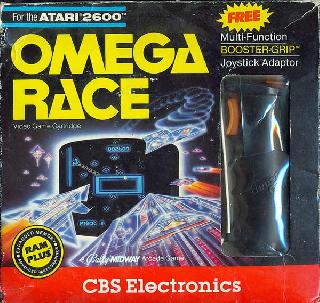 Screenshot Thumbnail / Media File 1 for Omega Race (Booster Grip) (1983) (CBS Electronics) (4L 2737 0000)