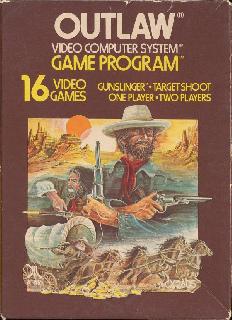 Screenshot Thumbnail / Media File 1 for Outlaw - Gunslinger (1978) (Atari, David Crane - Sears) (CX2605 - 6-99822, 49-75109)