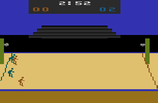 Screenshot Thumbnail / Media File 1 for RealSports Basketball (1983) (Atari, Alex Leavens) (CX2679) (Prototype) (PAL)