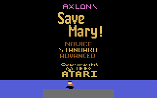 Screenshot Thumbnail / Media File 1 for Save Mary! (Saving Mary) (11-21-1989) (Atari - Axlon, Tod Frye) (CX26178) (Prototype)