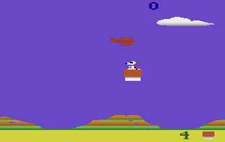 Screenshot Thumbnail / Media File 1 for Snoopy and the Red Baron (1983) (Atari, Nick 'Sandy Maiwald' Turner) (CX26111)