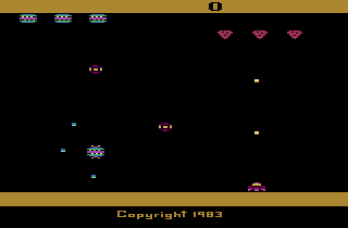 Screenshot Thumbnail / Media File 1 for Spider Fighter (1982) (Activision, Larry Miller) (AX-021)