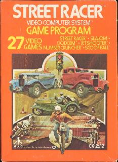Screenshot Thumbnail / Media File 1 for Street Racer - Speedway II (Wheels) (Paddle) (1977) (Atari, Larry Kaplan - Sears) (CX2612 - 99804, 49-75103)