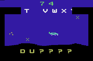 Screenshot Thumbnail / Media File 1 for Word Zapper (Word Grabber) (1982) (U.S. Games Corporation, Henry Will - Vidtec) (VC1003)