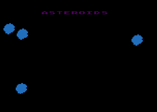 Screenshot Thumbnail / Media File 1 for Asteroids (1983) (Atari)