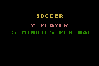 Screenshot Thumbnail / Media File 1 for Realsports Soccer (1982) (Atari)