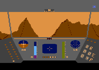 Screenshot Thumbnail / Media File 1 for Rescue on Fractalus (1984) (Atari-Lucasfilm Games)