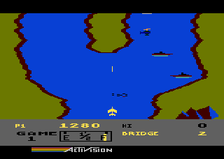 Screenshot Thumbnail / Media File 1 for River Raid (1983) (Activision)