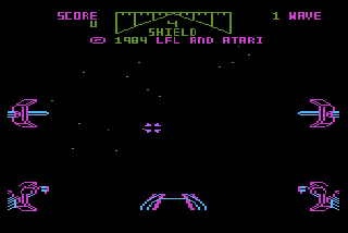 Screenshot Thumbnail / Media File 1 for Star Wars - The Arcade Game (1983) (Parker Bros)