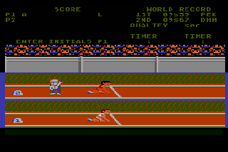 Screenshot Thumbnail / Media File 1 for Track and Field (1984) (Atari)