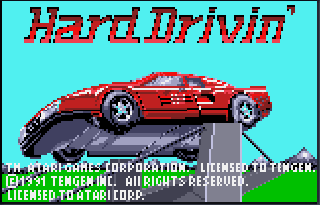 Screenshot Thumbnail / Media File 1 for Hard Drivin' (USA, Europe)