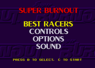 Screenshot Thumbnail / Media File 1 for Super Burnout (World)