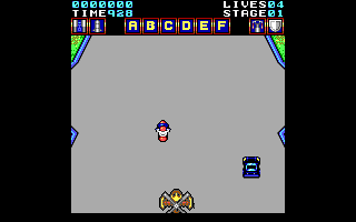 Screenshot Thumbnail / Media File 1 for Action Fighter (1986)(Firebird Software Ltd Kixx)