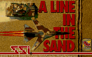 Screenshot Thumbnail / Media File 1 for A Line In The Sand (1992)(Strategic Simulations Inc)