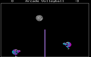 Screenshot Thumbnail / Media File 1 for Arcade Volleyball (1987)(Einstein)