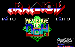 Screenshot Thumbnail / Media File 1 for Arkanoid 2 Revenge Of Doh (1987)(Taito Corporation)
