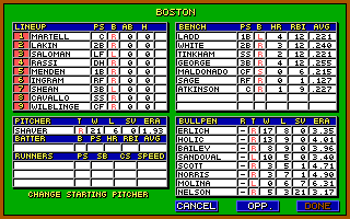 Screenshot Thumbnail / Media File 1 for Bo Jackson Baseball (1991)(Data East)