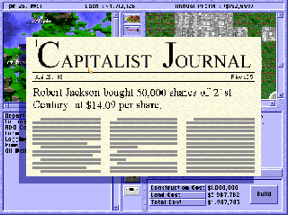 Screenshot Thumbnail / Media File 1 for Capitalism (1995)(Interactive Magic)