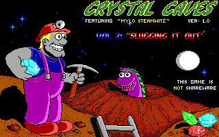 Screenshot Thumbnail / Media File 1 for Crystal Caves 2 (1991)(Apogee Software Ltd)
