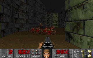 Screenshot Thumbnail / Media File 1 for Doom User Mod BloodFest Addon Level (1994)(Id Software)