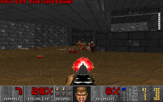 Screenshot Thumbnail / Media File 1 for Doom Version (1993)(Id Software)(Rev1.2)