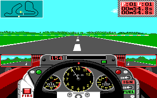 Screenshot Thumbnail / Media File 1 for Grand Prixv Circuit (1988)(Microprose Software Inc)