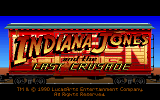 Screenshot Thumbnail / Media File 1 for Indiana Jones And The Last Crusade (1989)(Lucasfilm Games)
