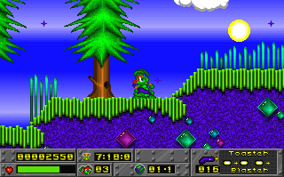 Screenshot Thumbnail / Media File 1 for Jazz Vs Turtle (1995)(Epic Studios)