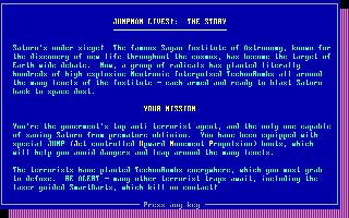 Screenshot Thumbnail / Media File 1 for Jumpman Lives (1991)(Apogee Software Ltd)