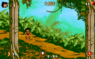 Screenshot Thumbnail / Media File 1 for Jungle Book (1992)(Disney)