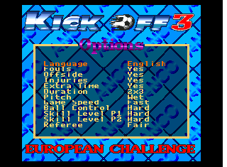 Screenshot Thumbnail / Media File 1 for Kick Off 3 (1994)(Anco Software)