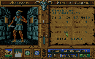 Screenshot Thumbnail / Media File 1 for Legend (1991)(Mindscape Inc)