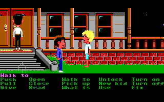 Screenshot Thumbnail / Media File 1 for Maniac Mansion (1987)(Lucas Arts)