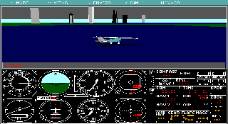 Screenshot Thumbnail / Media File 1 for Microsoft Flight Simulator 4 Plus ATC USA West Scenery and Flight Assignment System (1994)(Microsoft)