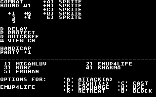 Screenshot Thumbnail / Media File 1 for Might And Magic 1 (1986)(New World Computing Inc)
