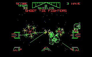 Screenshot Thumbnail / Media File 1 for Star Wars (1983)(Broderbund Software Inc)