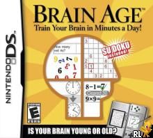 Brain Age - Train Your Brain in Minutes a Day! (U)(Trashman) Box Art