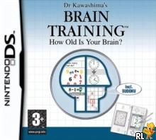 Dr Kawashima's Brain Training - How Old Is Your Brain (E)(Supremacy) Box Art