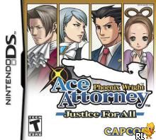 Phoenix Wright Ace Attorney - Justice For All (U)(XenoPhobia) Box Art
