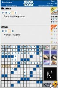 USA Today Crossword Challenge (U)(Independent) Screen Shot