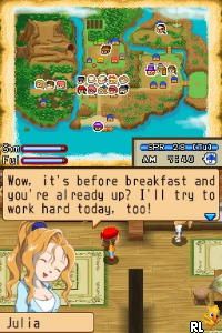 Harvest Moon DS - Island of Happiness (E)(XenoPhobia) Screen Shot