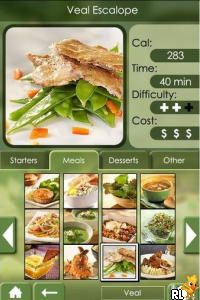My Cooking Coach - Prepare Healthy Recipes (DSi Enhanced) (EU)(BAHAMUT) Screen Shot