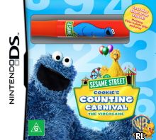 Sesame Street - Cookie's Counting Carnival - The Videogame (A) Box Art