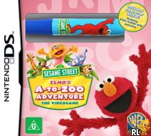 Sesame Street - Elmo's A-to-Zoo Adventure - The Videogame (A) Box Art