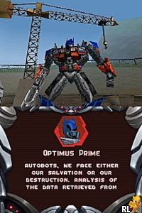 Transformers - Autobots (v01) (E) Screen Shot