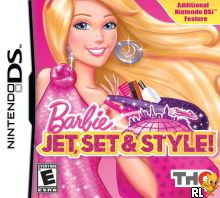 Barbie - Jet, Set & Style! (DSi Enhanced) (U) Box Art